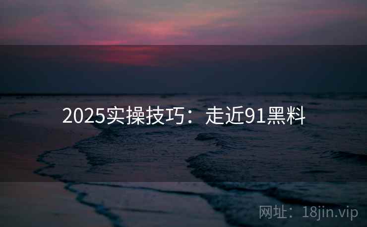 2025实操技巧:走近91黑料 第2张 2025实操技巧:走近91黑料 第2张