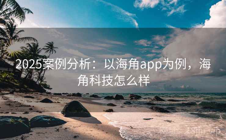 2025案例分析:以海角app为例,海角科技怎么样 第2张 2025案例分析:以海角app为例,海角科技怎么样 第2张