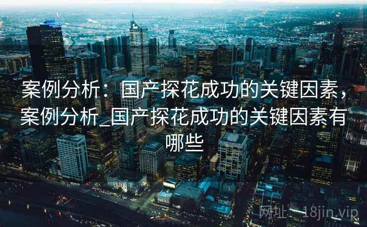 案例分析:国产探花成功的关键因素,案例分析_国产探花成功的关键因素有哪些 第1张 案例分析:国产探花成功的关键因素,案例分析_国产探花成功的关键因素有哪些 第1张